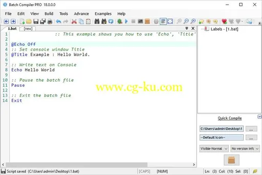 Batch Compiler Pro 18.0.0 Business的图片1