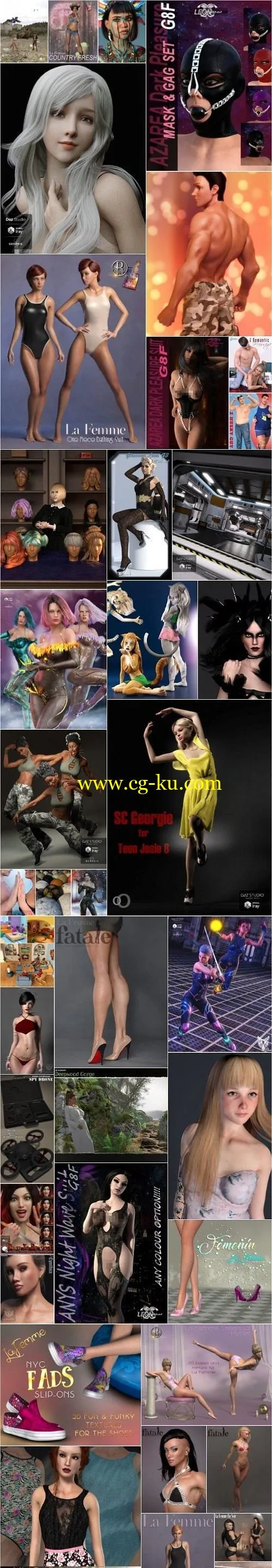 Daz 3D, Poser Bundle 7 June 2019的图片1