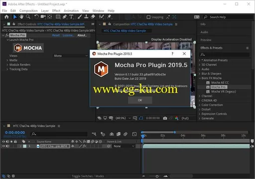 Boris Mocha Pro 2019.5 v6.1.1.33的图片2