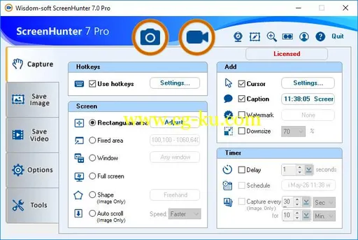 ScreenHunter Pro 7.0.1019的图片1