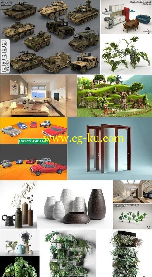 CGTrader – 3D-Models Collection 7 June 2019的图片1