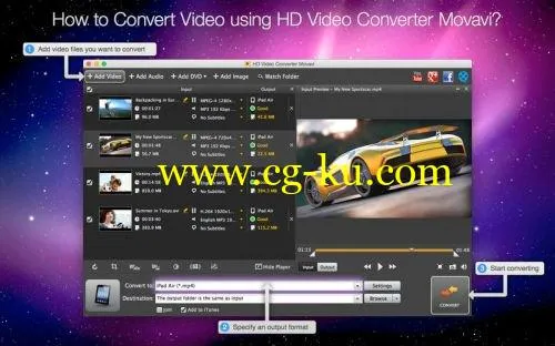 HD Video Converter Movavi 6.1.0 Multilingual MacOS的图片1