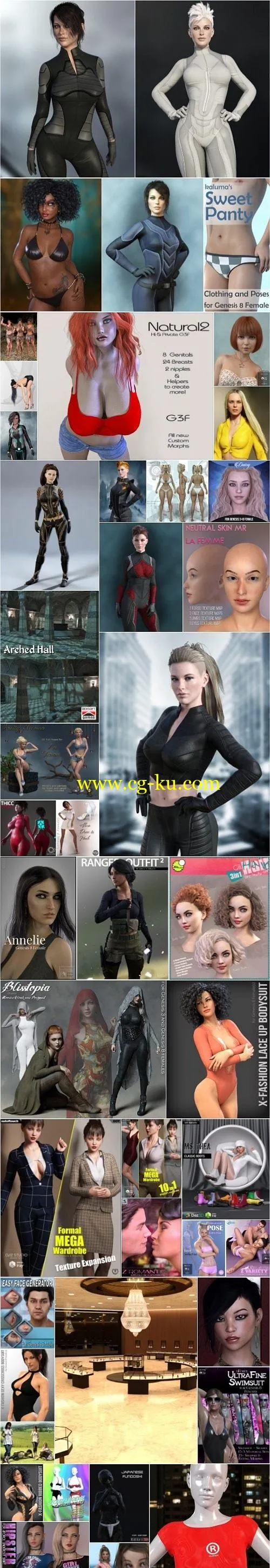 Daz 3D, Poser Bundle 1 July 2019的图片1