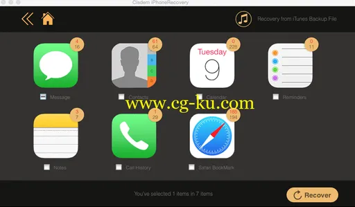 Cisdem iPhone Recovery 3.7.0 MacOSX的图片1