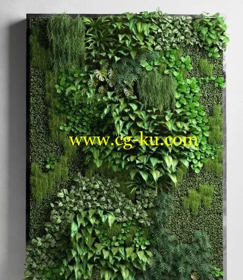 CGTrader – Vertical Garden 2 3D model的图片1