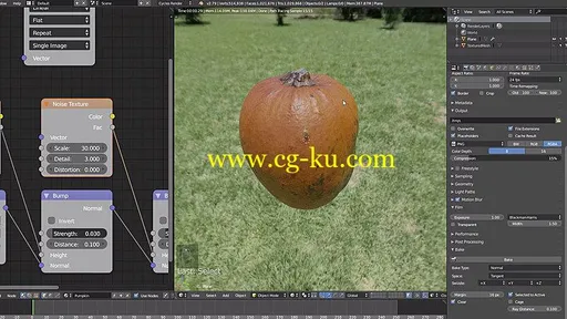 CGCookie – Creating a Realistic 3D Photo Scanned Pumpkin的图片1