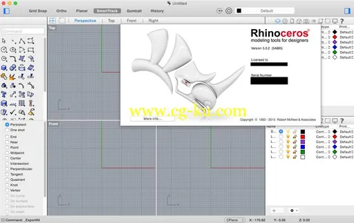 Rhinoceros 5.5.4 Multilingual MacOSX的图片2