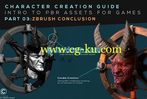 Skillshare – Character Creation Guide: PBR Assets for Games: Part 03: Zbrush Conclusion的图片1