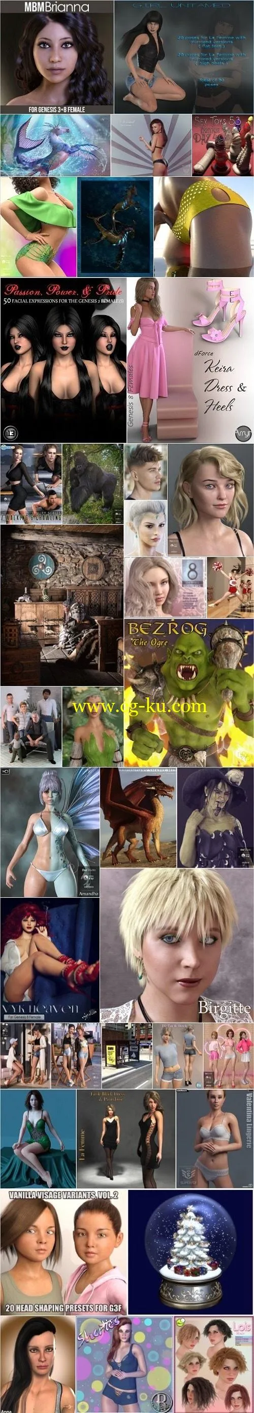 Daz 3D, Poser Bundle 4 July 2019的图片2