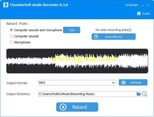 ThunderSoft Audio Recorder 8.3.0 Multilingual的图片1