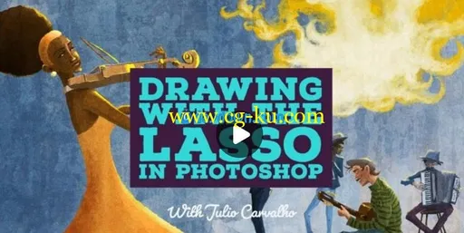 Drawing With The Lasso in Photoshop的图片1