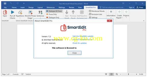 SmartEdit Pro for Word 7.2的图片1