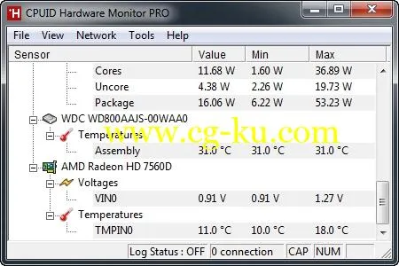 CPUID HWMonitor Pro 1.39的图片1