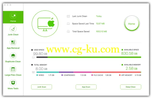 iMac Cleaner 2.5 MacOS的图片1