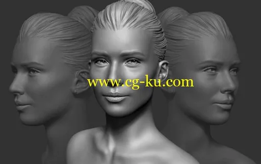 Flippednormals – Sculpting a Realistic Female Face in Zbrush的图片1