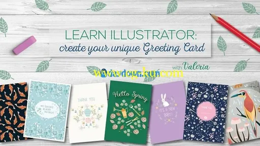 Learn Adobe Illustrator: Create your Unique Greeting Card的图片1