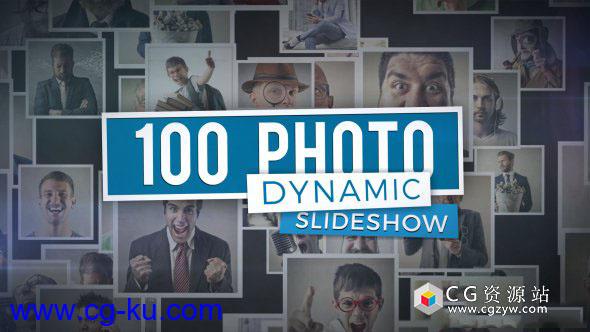 AE模板-现代动感鼓舞人心三维空间相册群展示片头 100 Photo – Dynamic Slideshow的图片1