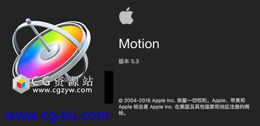 Apple Motion v5.3 (Mac OS X)多国语言视频编辑软件破解版的图片1