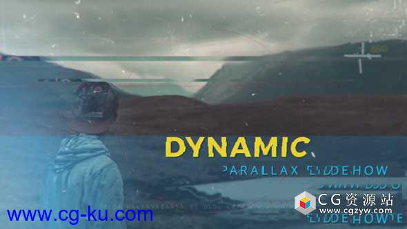 AE模板-科技感三维视差图片包装片头 Dynamic Parallax Slideshow的图片1