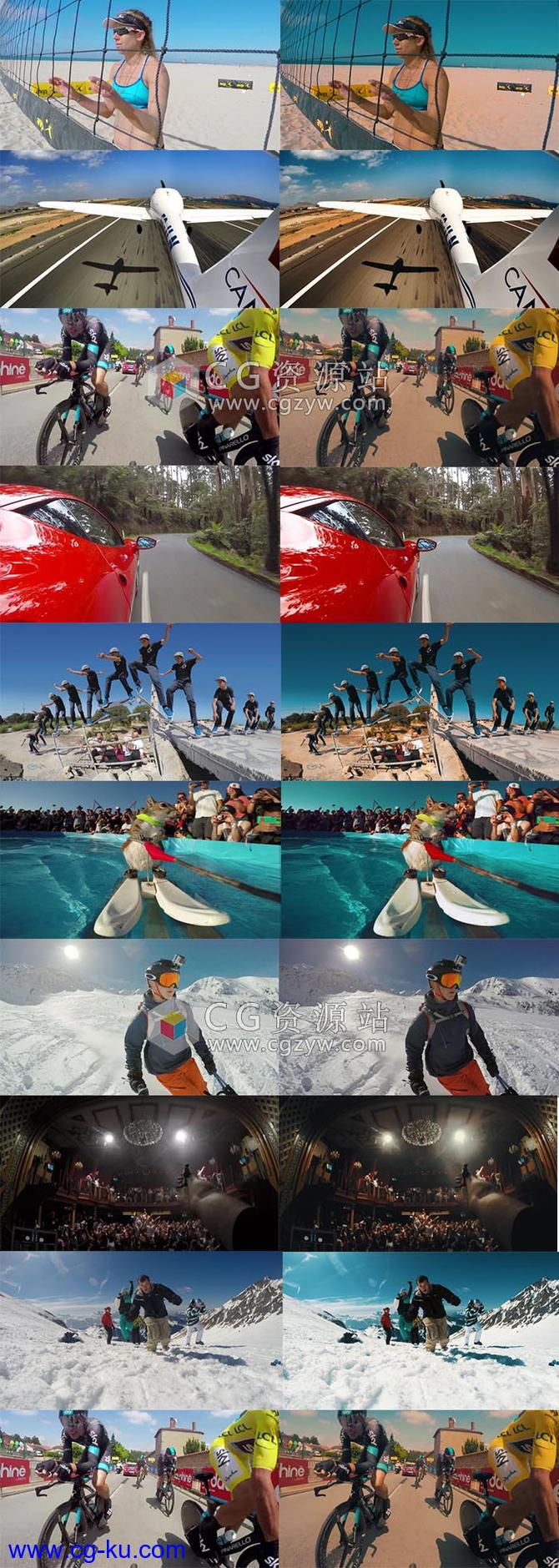 30个GoPro LUTS视频调色预设(FCPX达芬奇AEPremiere等)的图片2