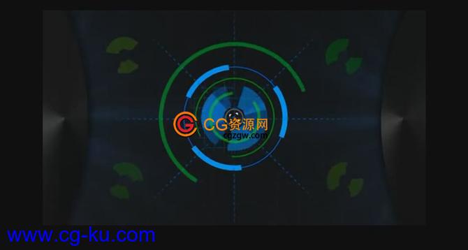 科技感的logo演绎AE模版，Circular Logo的图片1