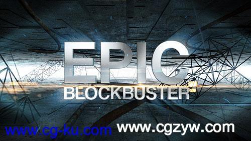 史诗大片片头动画AE模板 Epic Blockbuster的图片1