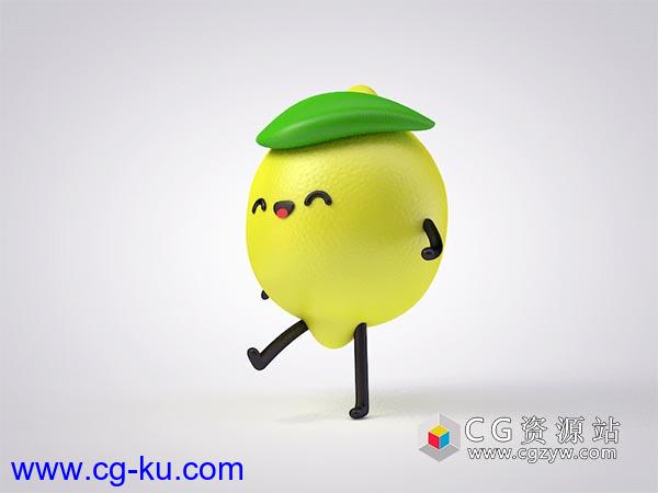 C4D教程-使用Spline IK来绑定一个卡通人物Animate a Character Walk Cycle的图片1