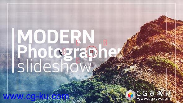 AE模板-现代摄影师幻灯片时尚风景图片展示 Modern Photographer Slideshow Opener的图片1