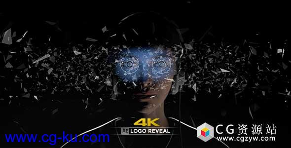 AE模板-VR眼镜虚拟可视化标志Logo动画 Virtual Reality 4K Logo Reveal的图片1