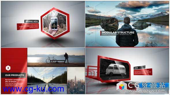 AE模板-公司简介视频商业项目介绍片头 Corporate Profile Video的图片1