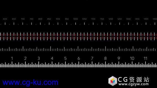 AE脚本-表格直尺刻度标尺HUD风格 Aescripts easyRulers v1.6的图片1