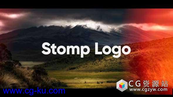 AE模板-快速假期介绍文字图片展示 Stomp Logo的图片1