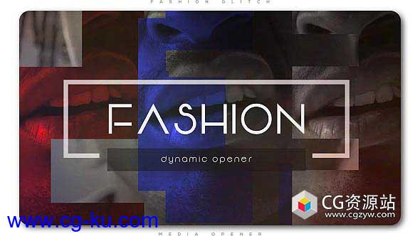 AE模板-时尚动态媒体文字图片视频包装片头 Fashion Dynamic Media Opener的图片1