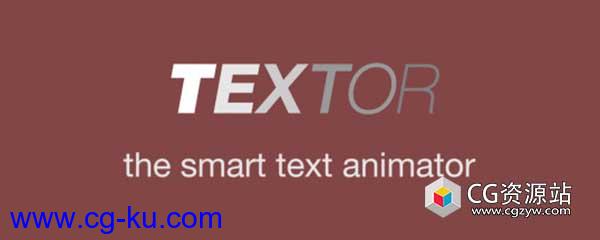 AE脚本-弹性缓冲出入文字动画脚本Aescripts Textor V1.1 + 使用教程的图片1