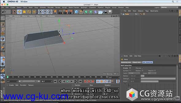 C4D R19基础入门运动图形MG动画视频教程+英文字幕的图片1