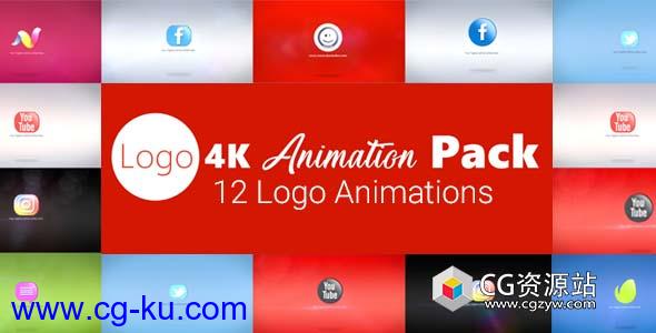 AE模板-4K Logo动画包企业标志弹跳片头Logo 4K Animation的图片1