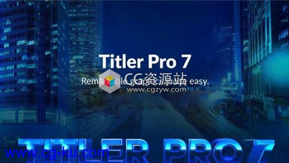 专业字幕制作软件 NewBlueFX Titler Pro 7 Ultimate – 7.2 Build 200609 Win破解版的图片1