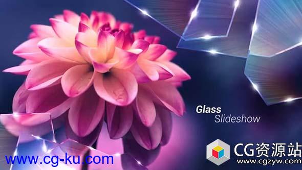 AE模板-水晶玻璃幻灯片旅行休假图片视频开场宣传 SlideShow – Crystal Glass的图片1