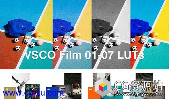 3DLUTs顶级电影胶片Vsco Film LUTs 1-7 预设完整包(AE,PR,FCPX)的图片2