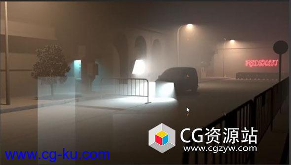 C4D中Redshift GPU渲染器灯光渲染教程的图片1