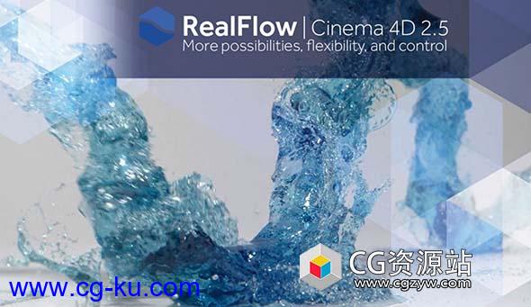 C4D流体动力学模拟插件破解版 NextLimit RealFlow v2.5.2.0075 Win/Mac的图片1