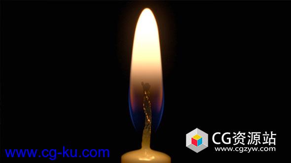 C4D蜡烛动态火焰教程Cinema 4D – Realistic Candle with Dynamic Flame Tutorial的图片1