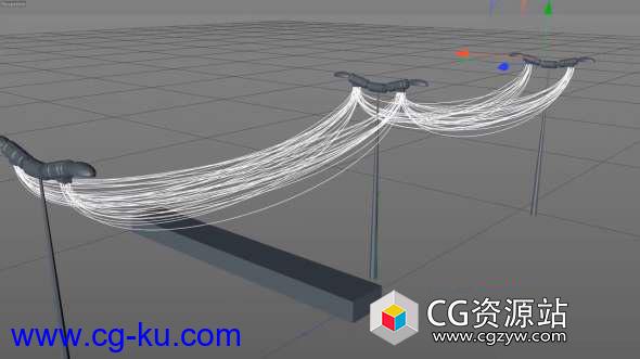 C4D杂乱点线线条制作插件 Topowire 1.0 For Cinema 4D R14-R19 Win/Mac + 使用教程的图片1