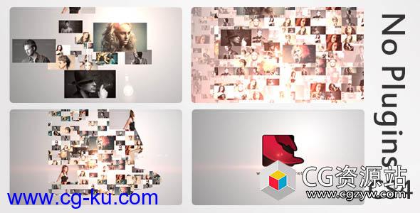 AE模板-公司标志图片汇聚Logo动画 Corporate Logo Formation的图片1