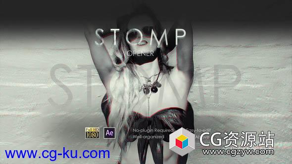 AE模板-企业动态快速文字标题排版介绍 Stomp Opener的图片1