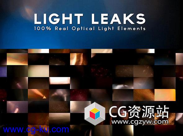 180个镜头漏光真实光元素集合高清视频素材的图片1