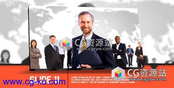 AE模板-商业幻灯片公司企业包装片头 In Business Slideshow的图片1