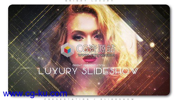 AE模板-时尚明亮豪华演示幻灯片人物图片介绍片头 Bright Luxury Presentation Slideshow的图片1