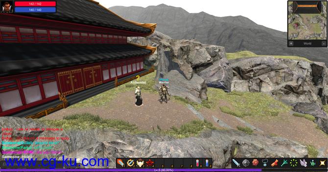 Unity 3D大型多人在线角色游戏 uMMORPG v1.171的图片3