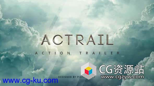 AE模板-大气电影好莱坞云层人物介绍预告宣传片头 Actrail Action Trailer的图片1